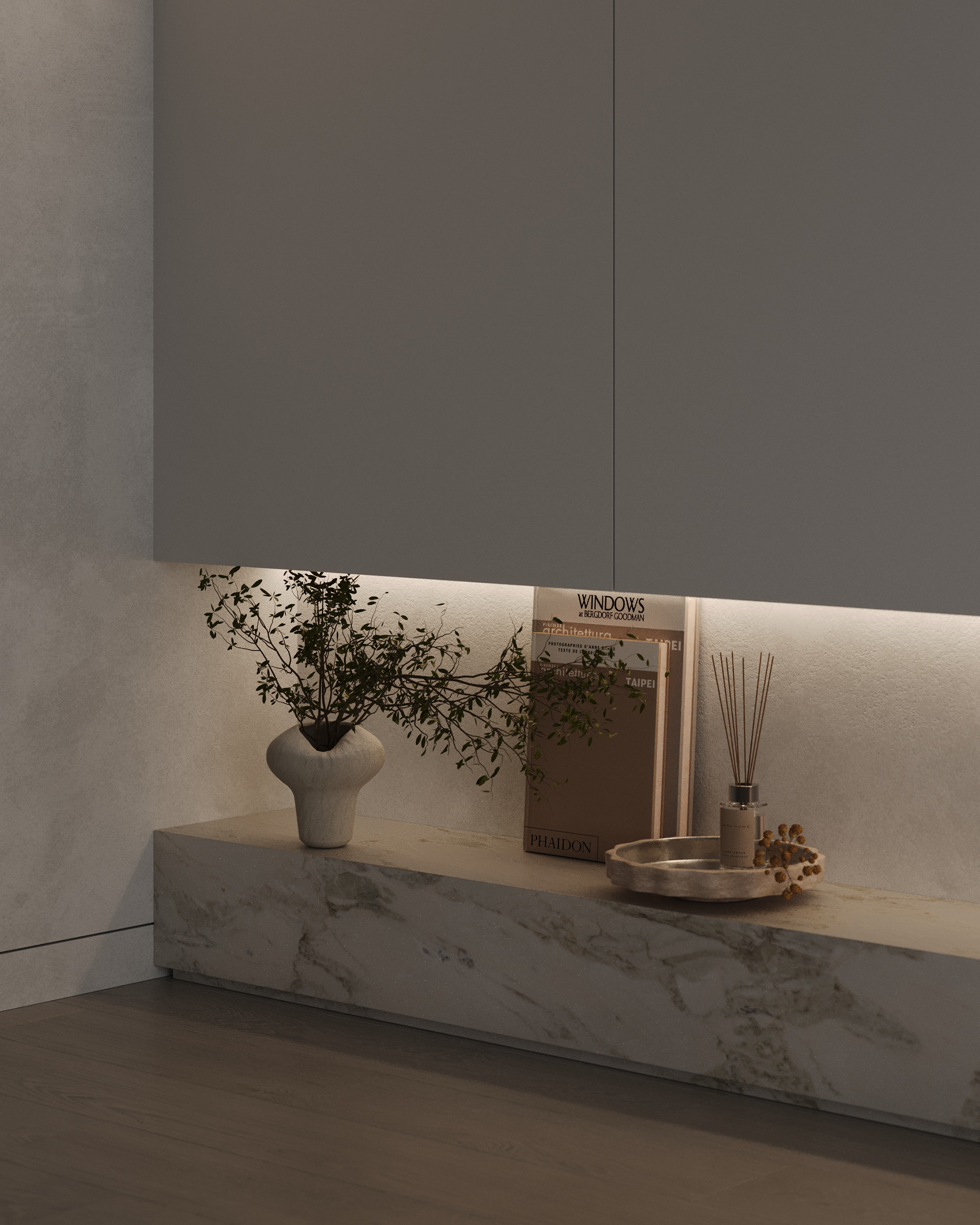 主卧室可视化设计丨美国丨Inesa Orlenko-15