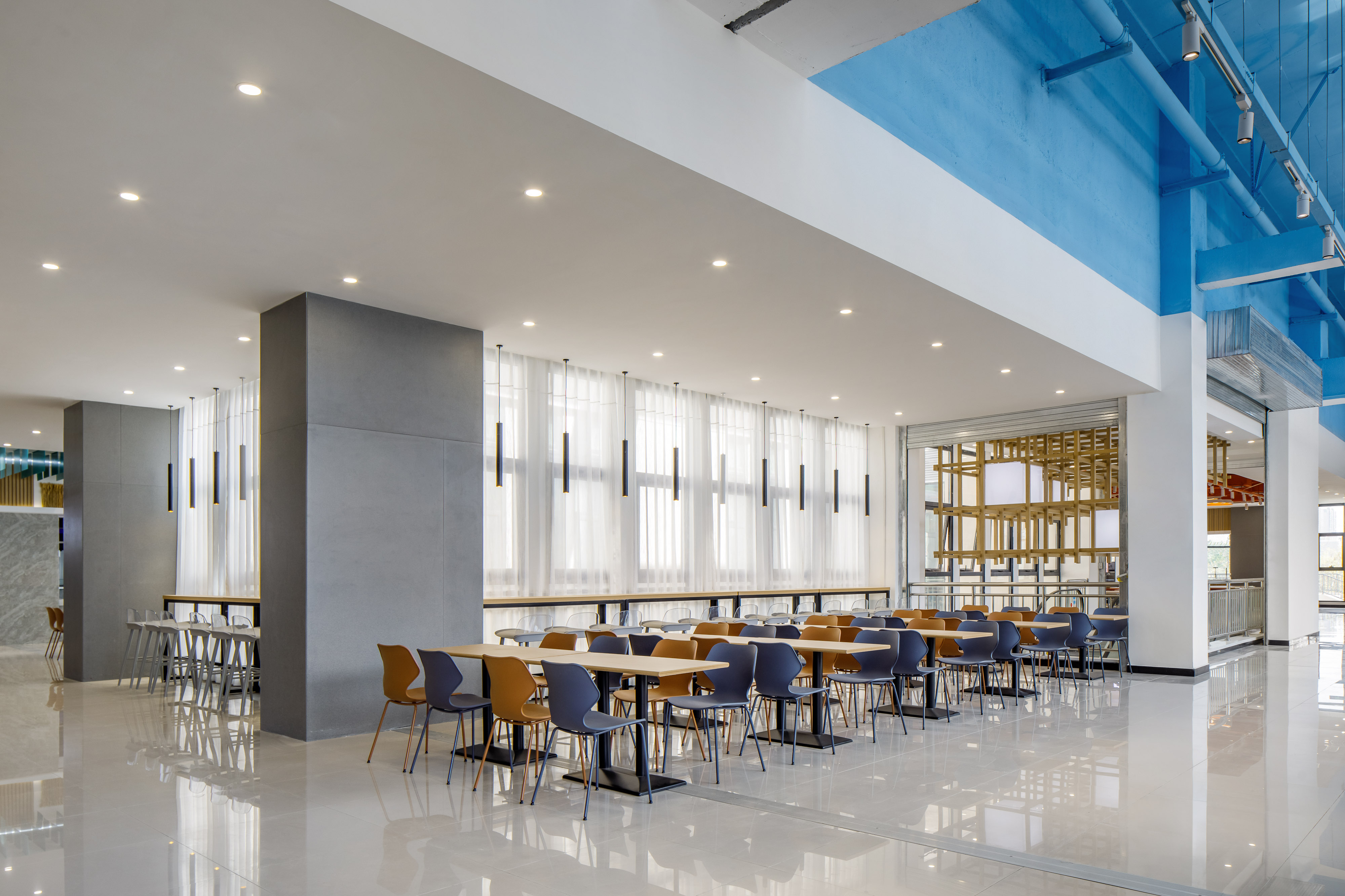 芳华 · 河南工业大学校园餐饮空间设计丨中国郑州丨晓寒建筑空间设计-95