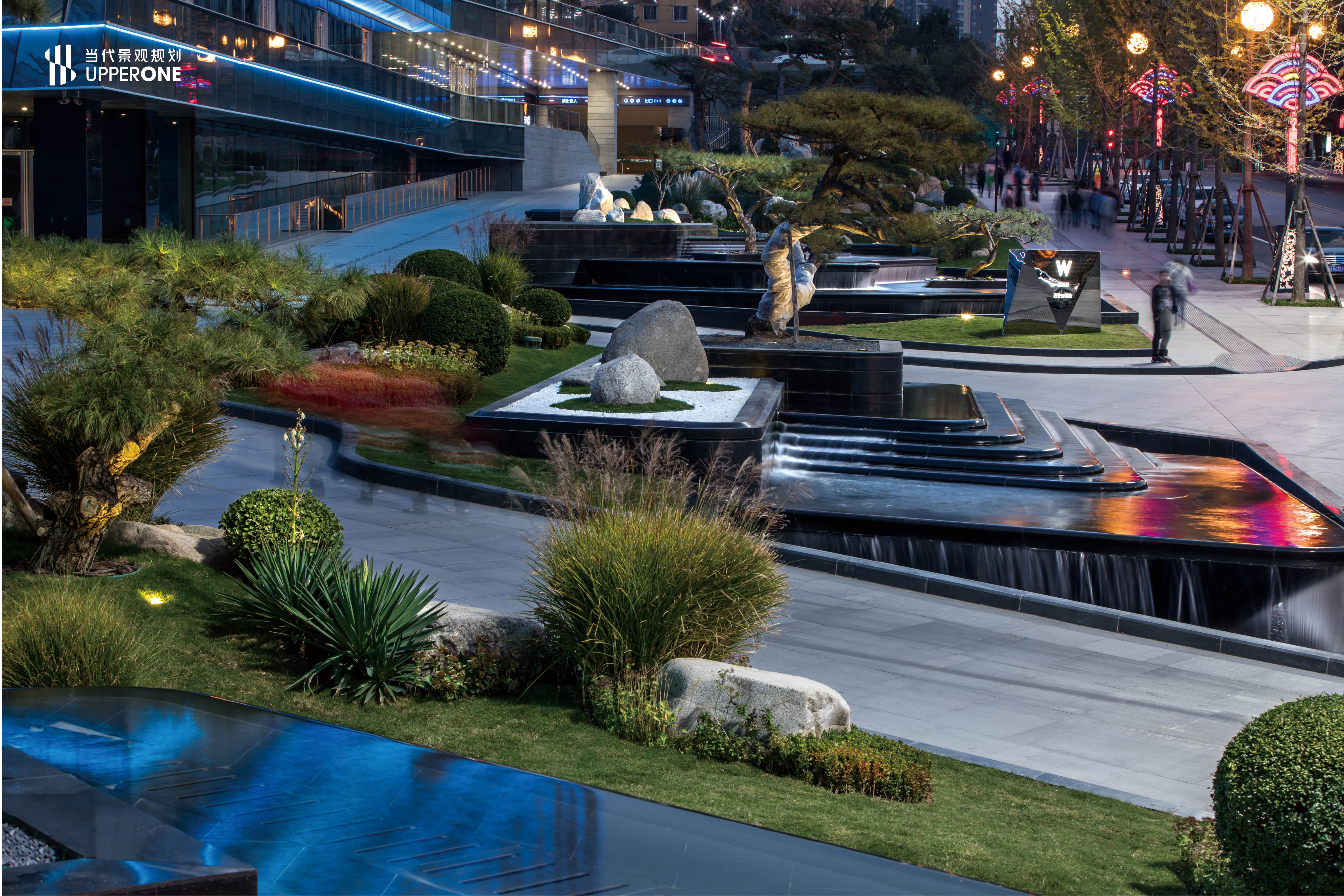 W hotel&万众国际广场丨中国西安丨当代景观规划-10