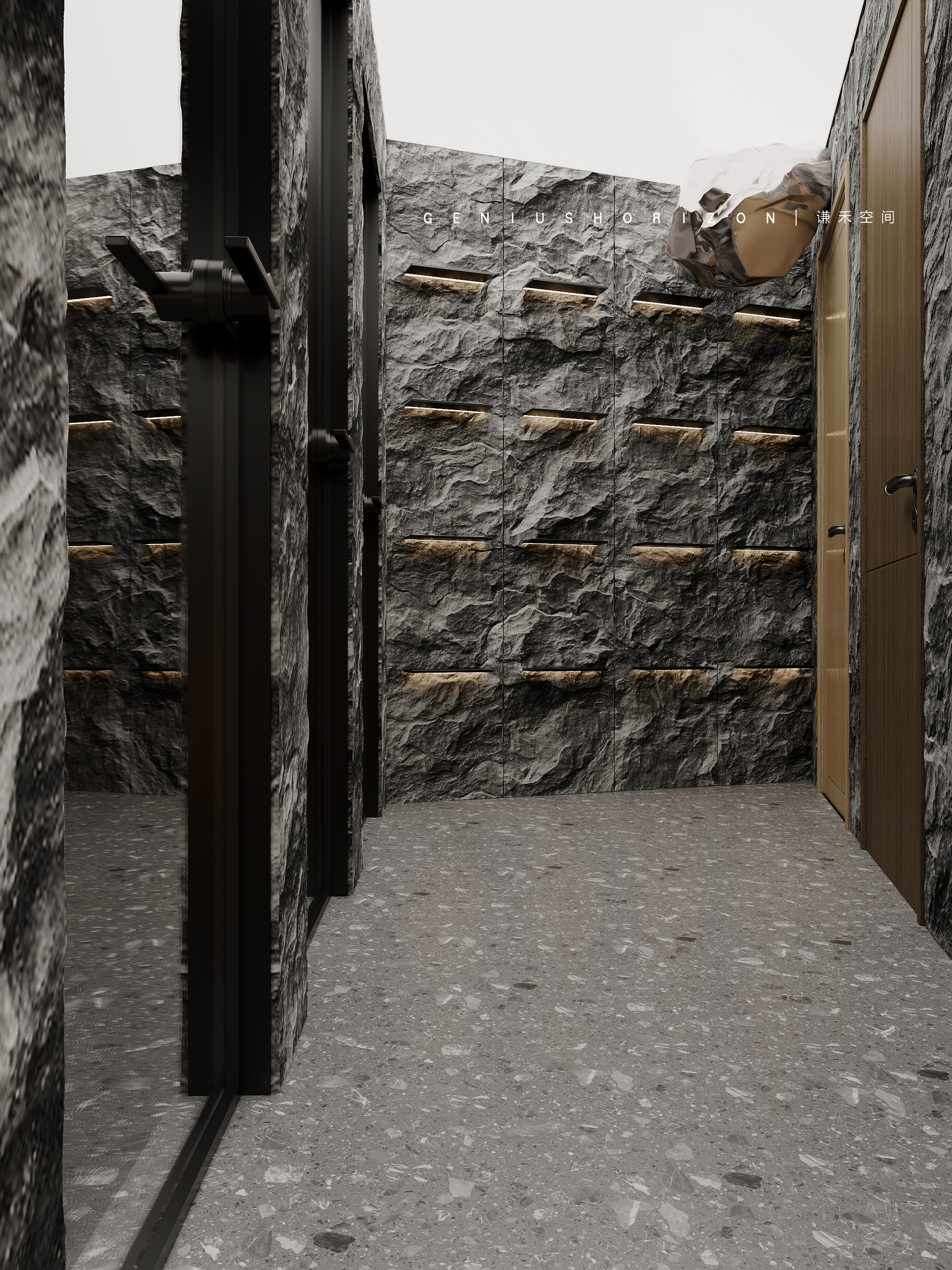 现代木作店效果表现丨谦禾空间设计事务所-15