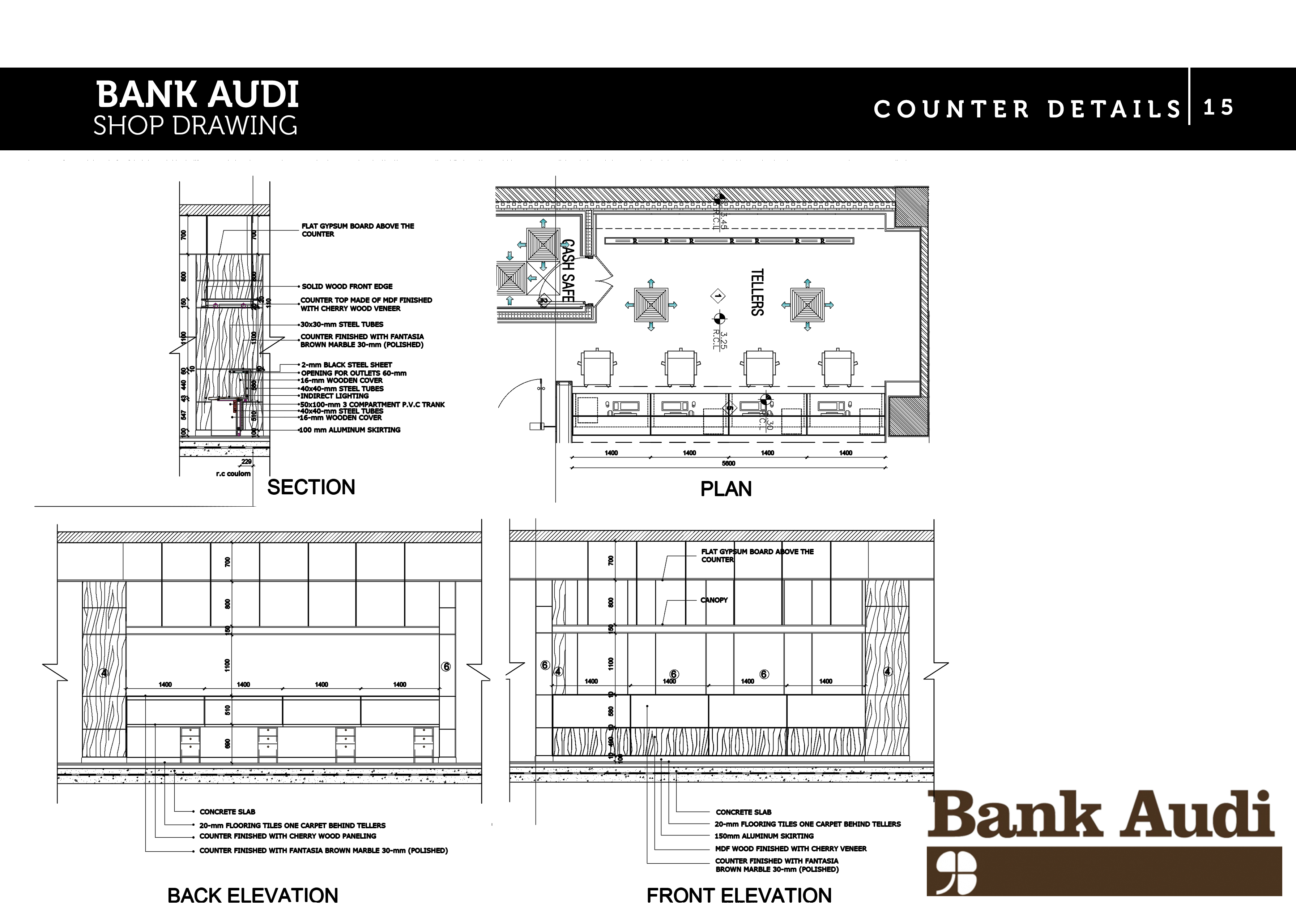 Architecture Shopdrawing Bank Audi-8
