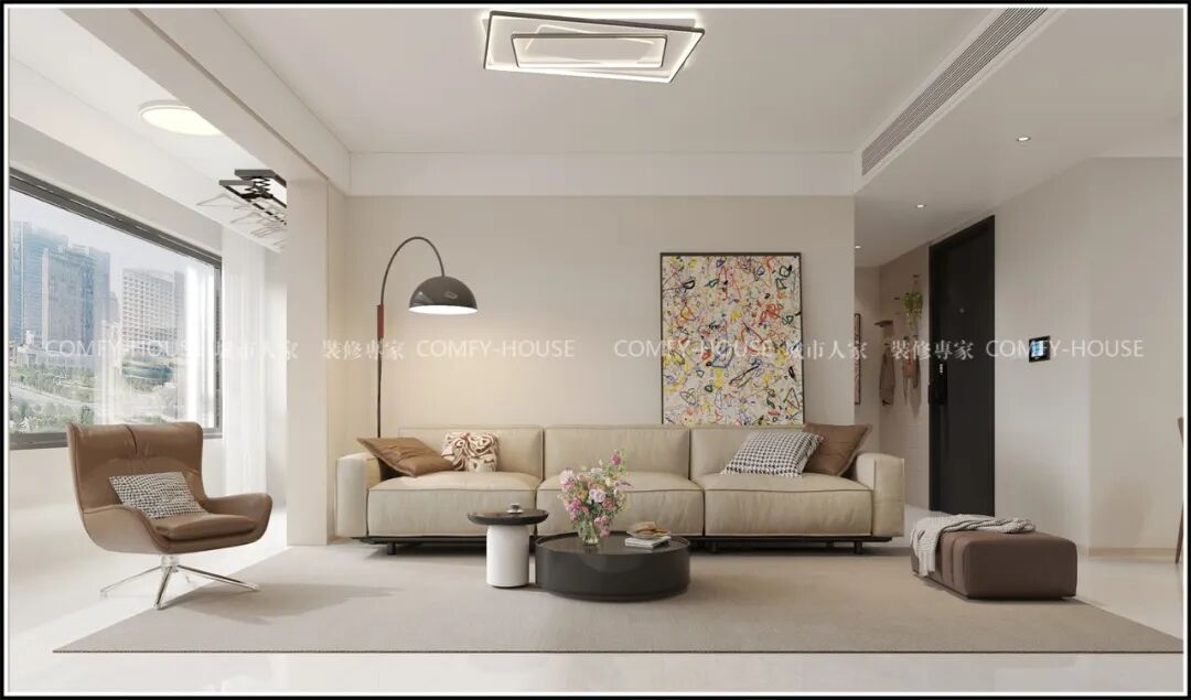 【天风锦都】143㎡丨不堆砌不浮夸，法式风的‘简’与‘奢’平衡术-59