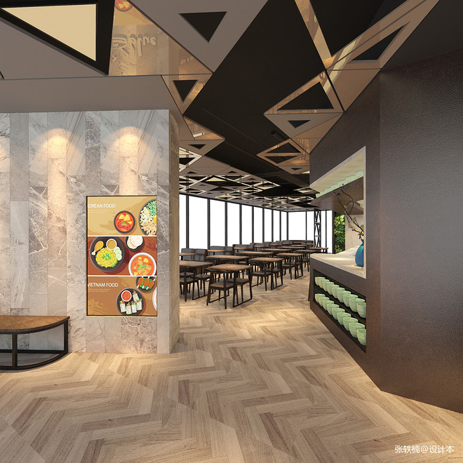 美国120㎡时尚小面馆（美国休斯敦Asia Blue面馆）-10