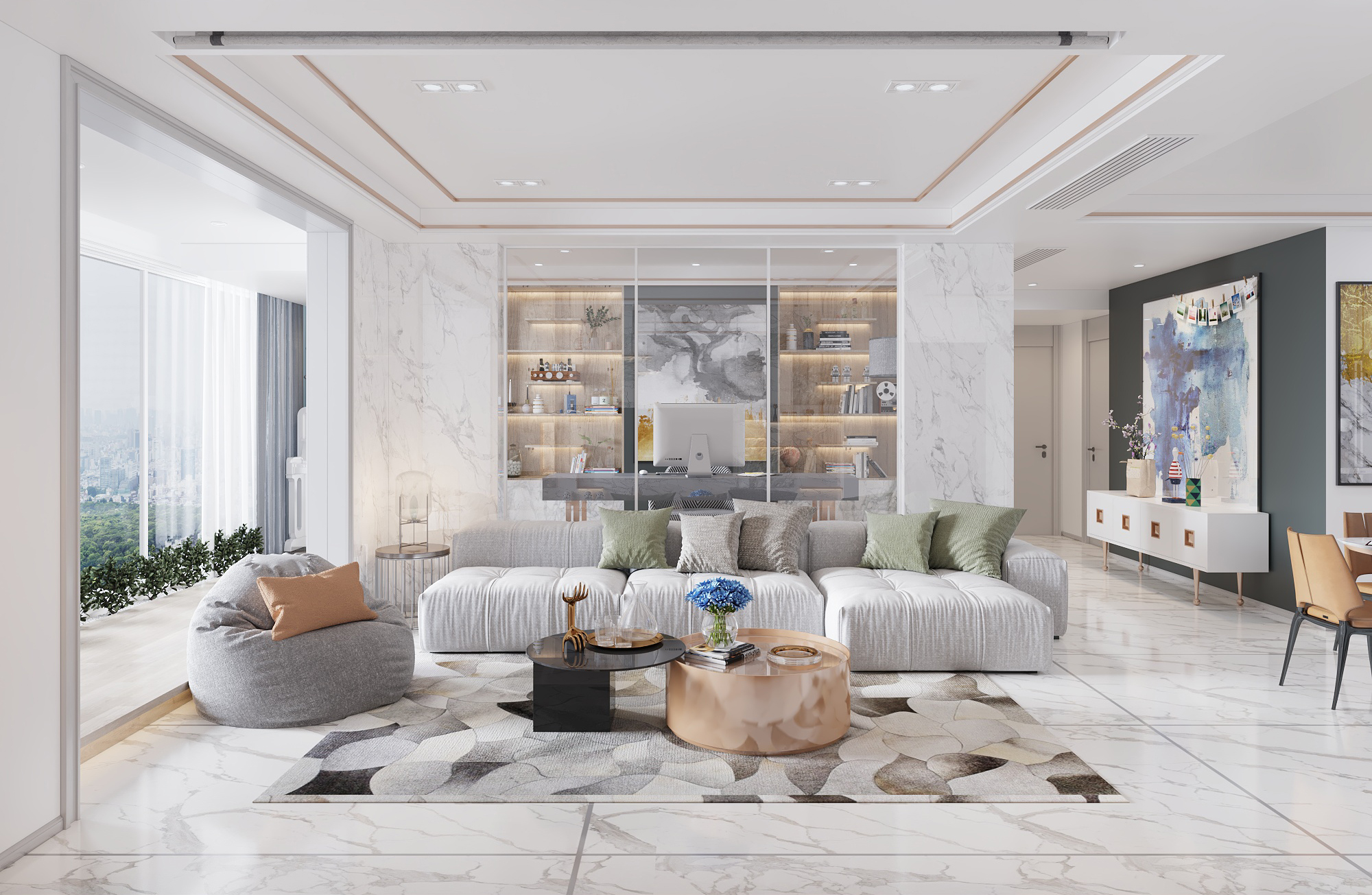 乐山雅居乐小书房与儿童房设计-6