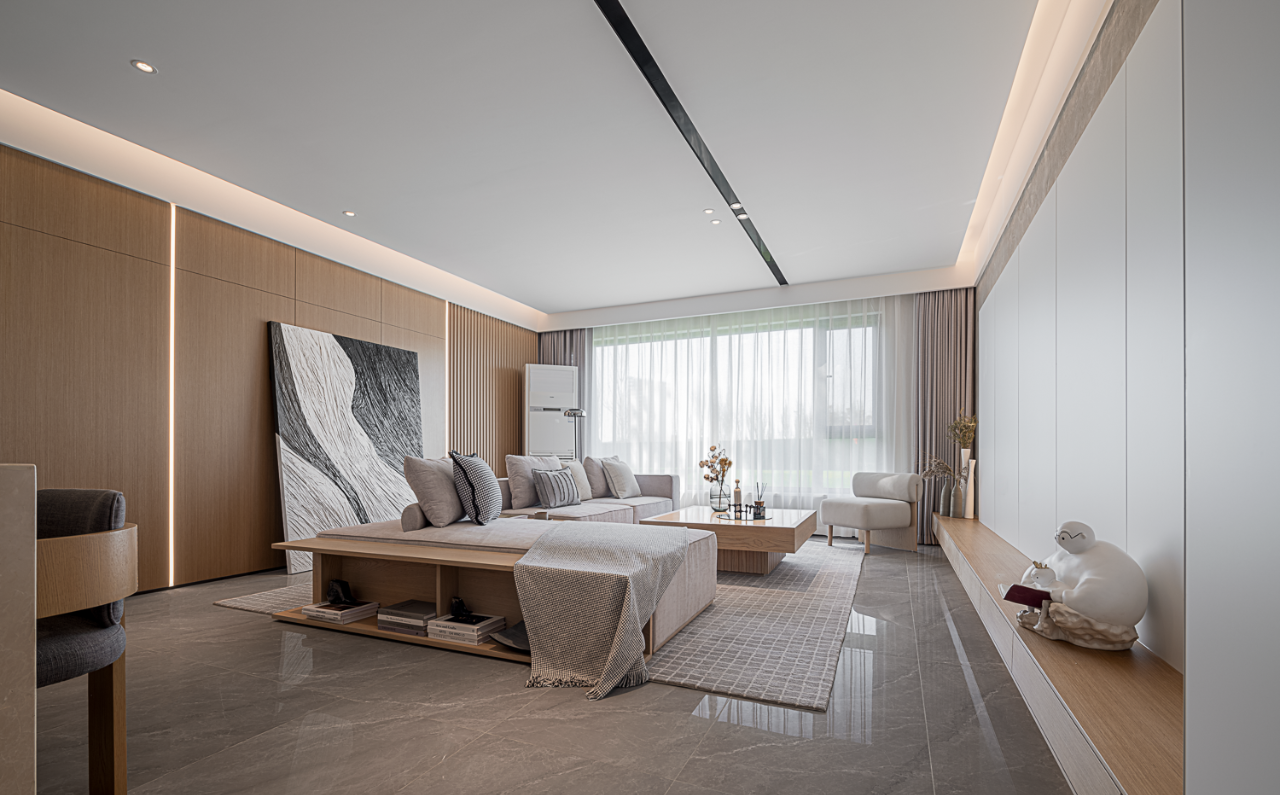 自然之境,现代简约的诗意居所丨中国银川丨重庆米修室内设计有限公司-4