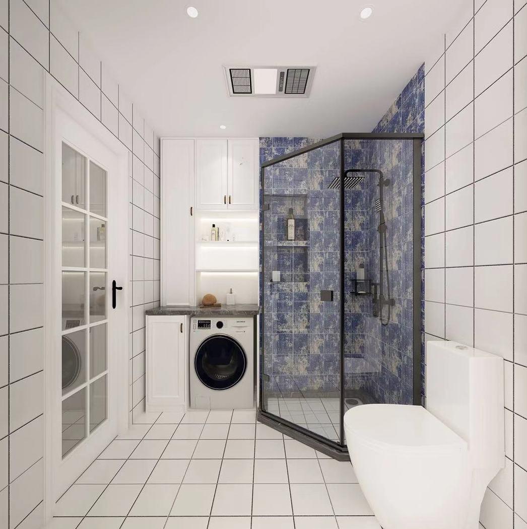 法式小精致家居设计,浪漫色彩与巧妙布局的完美融合-11