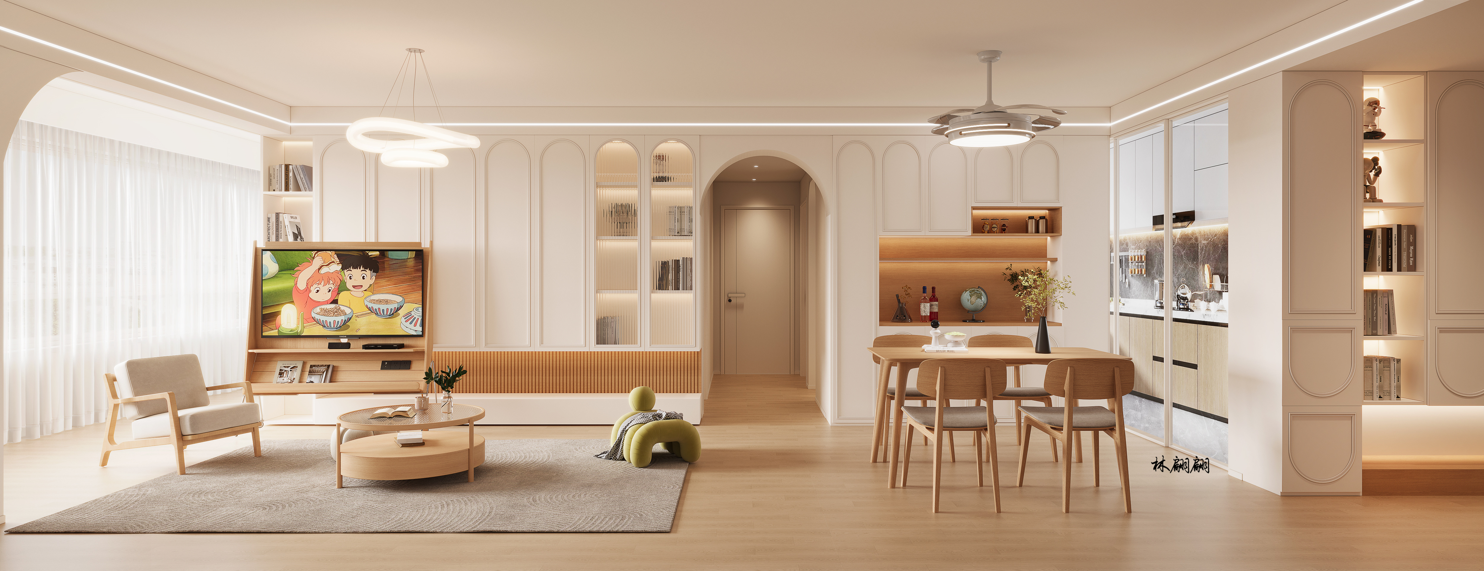 原木奶油风 把温柔碾碎 放进生活的缝隙里-1