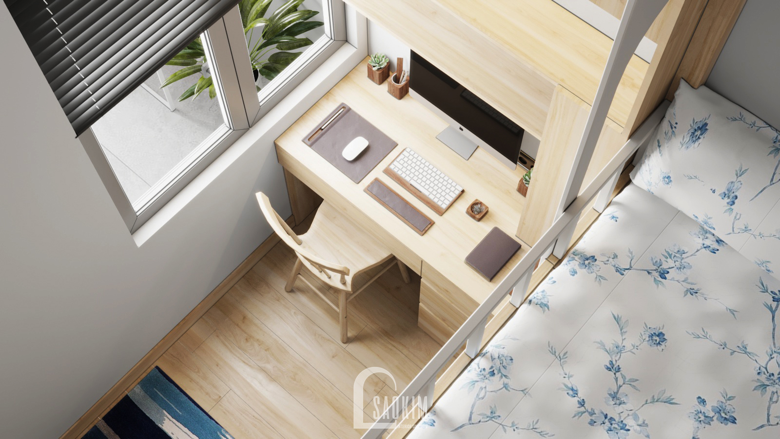 Vinhomes Ocean Park 公寓设计丨越南河内丨Sao Kim 室内设计公司-14