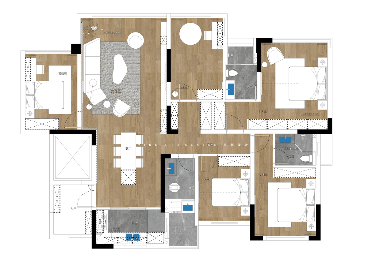 生活本真现代主义之美丨中国自贡丨名筑设计-10