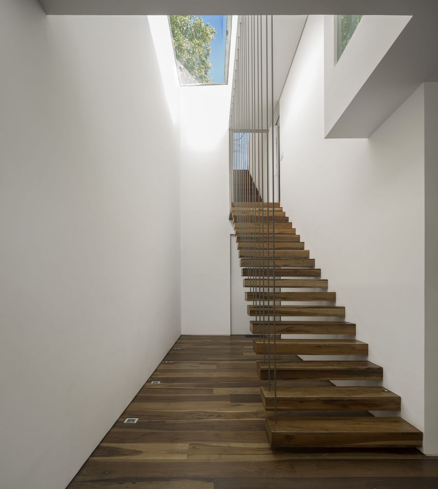 巴西圣保罗简约别墅,融入自然的绿意生活-35