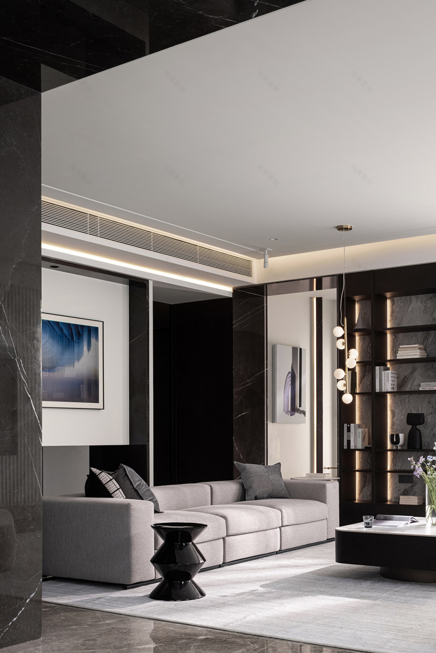 绿城玫瑰园·和光同尘丨中国淄博丨观享际SKH室内设计-10