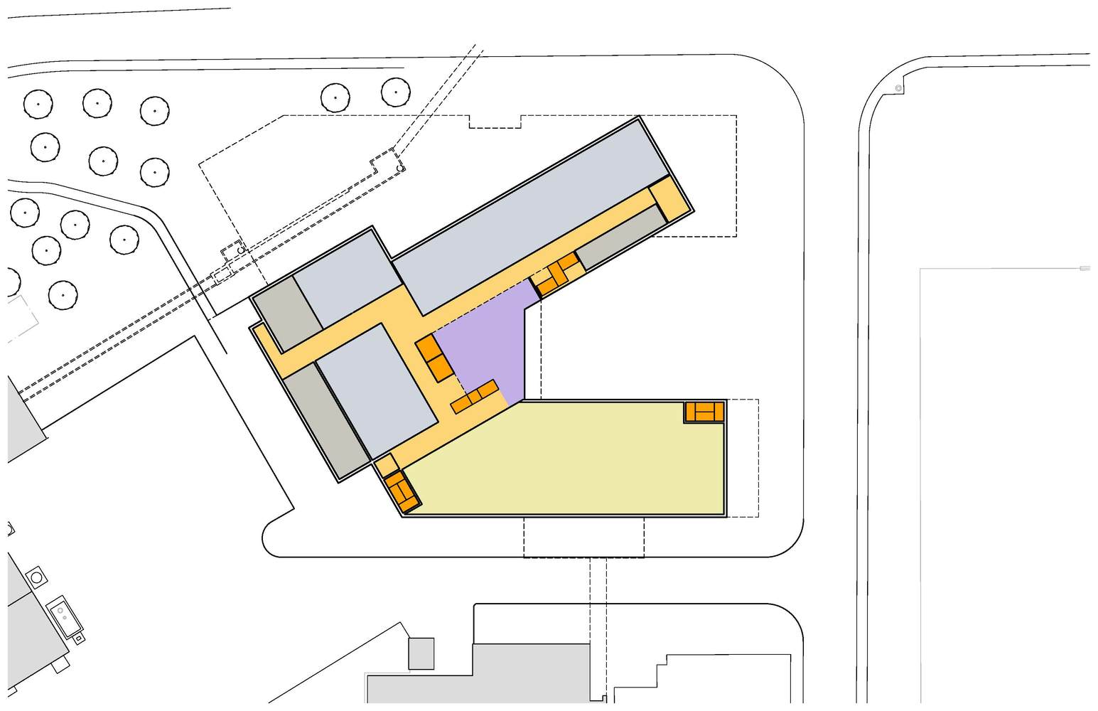 西方大学新学术建筑 · 护理学院与信息媒体学院的融合-45