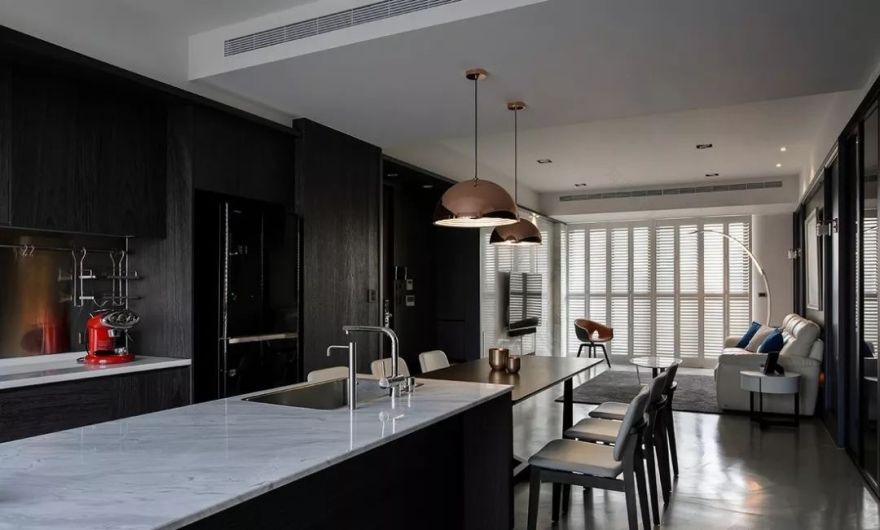 100㎡现代家居,演绎优雅冷调生活-15