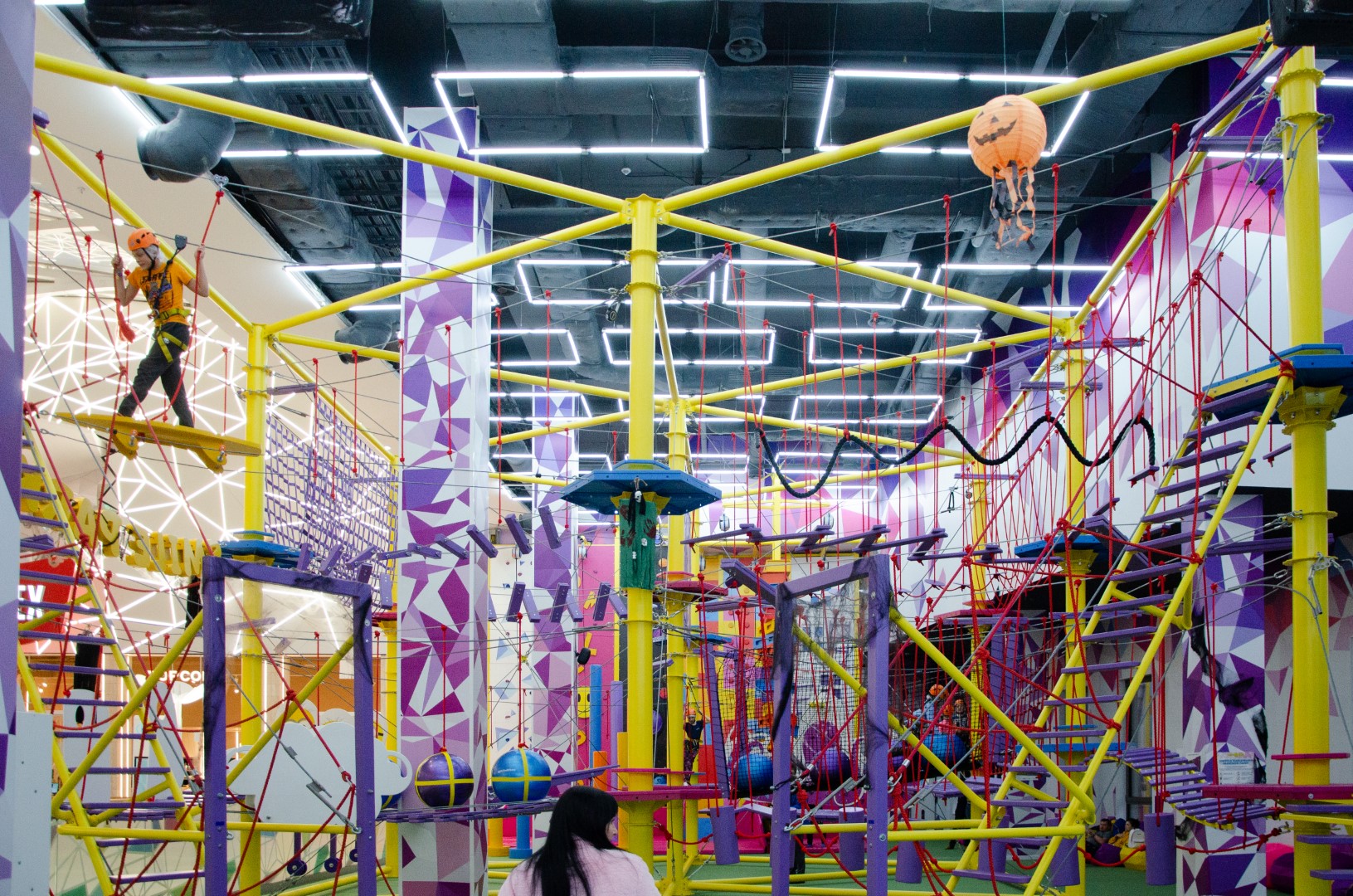 城市购物中心的绳索公园（微笑公园）丨乌克兰哈尔科夫-7