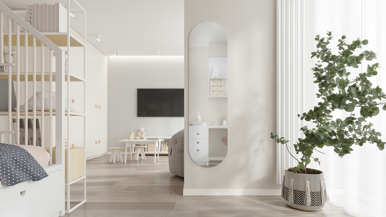 乌克兰上城 130平简约空间设计-2