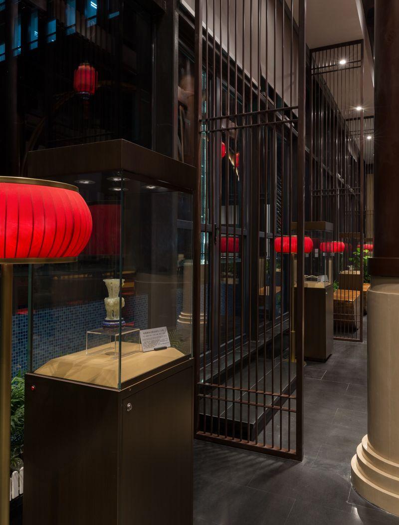 瑞南会所 | 新中式风格的巧妙布局与视觉冲击-12