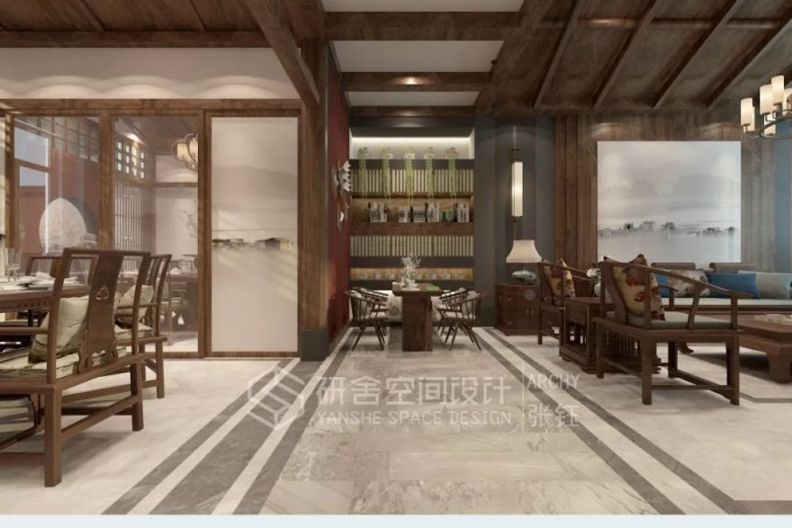 研舍.设计 | 中式庭院“龙隐半山”-24