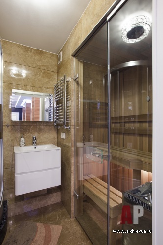 城市带瀑布的公寓室内设计丨Иванова Ольга,Клюев Станислав-29