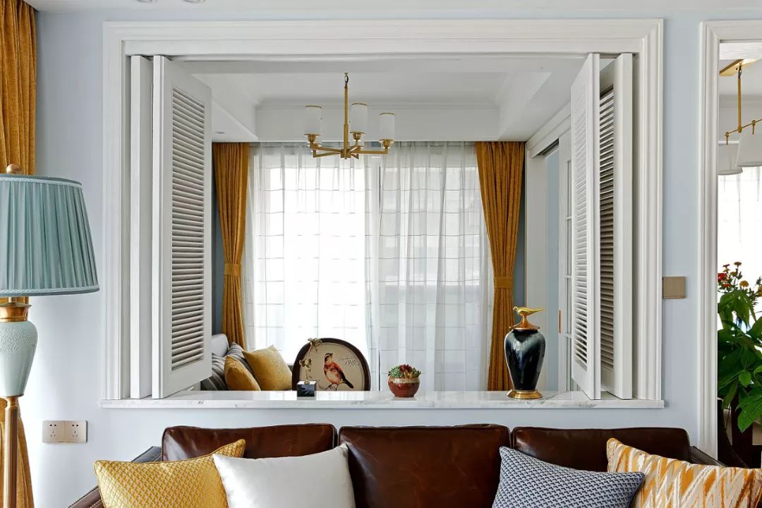 咸阳 105㎡现代美式,蓝白优雅调,活力情趣风!-32