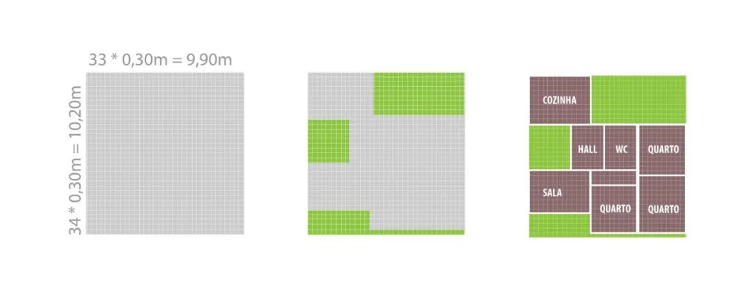 巴西乡村 60 秒住宅，模块化混凝土砌块设计-25