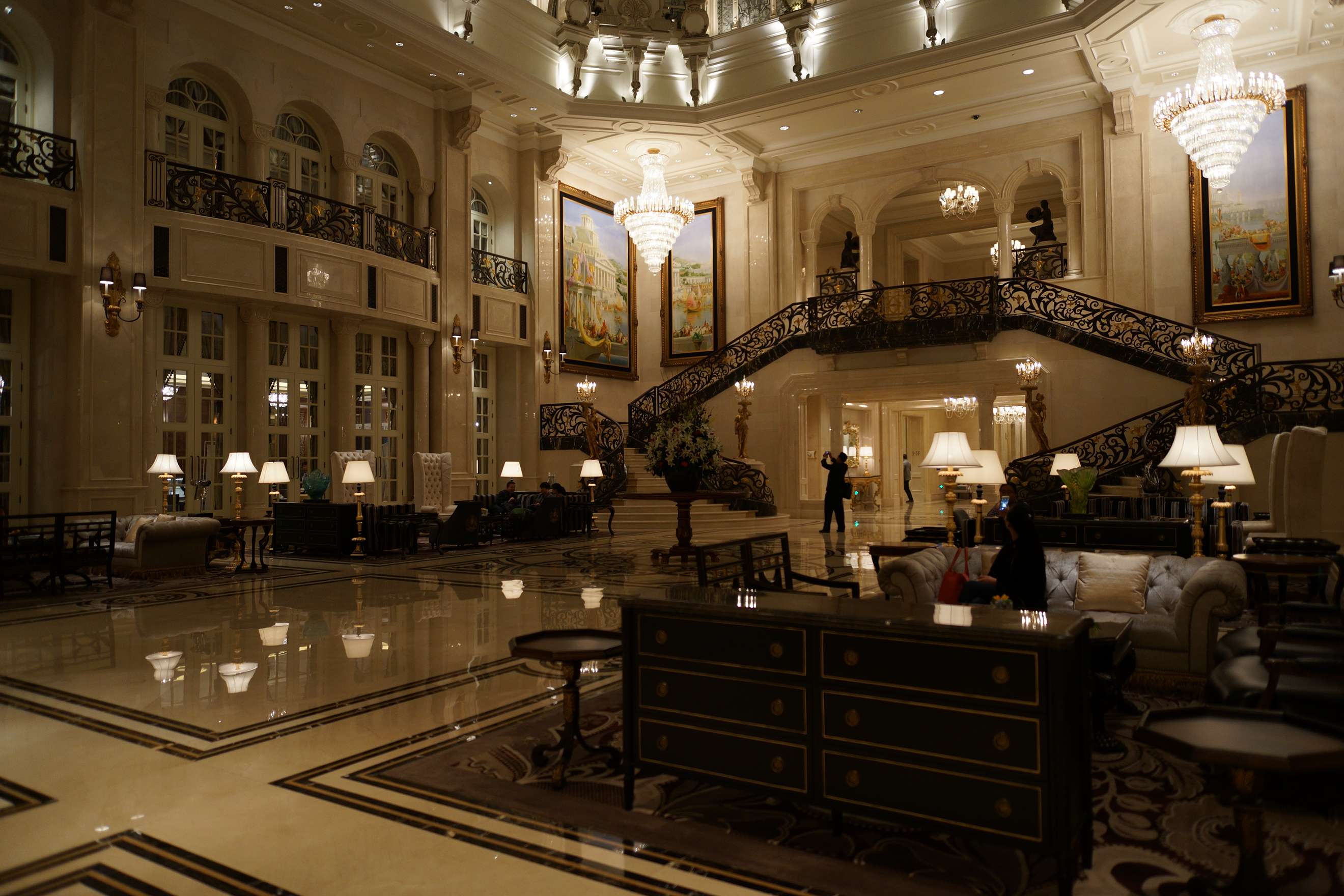 大连城堡酒店大堂区域照片-2-14