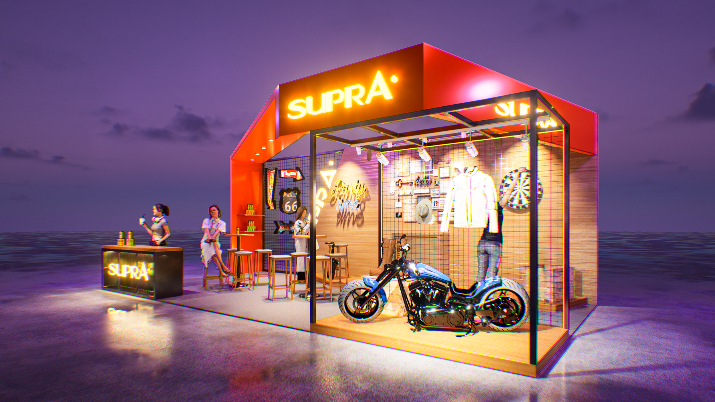 苏普拉啤酒展位-5