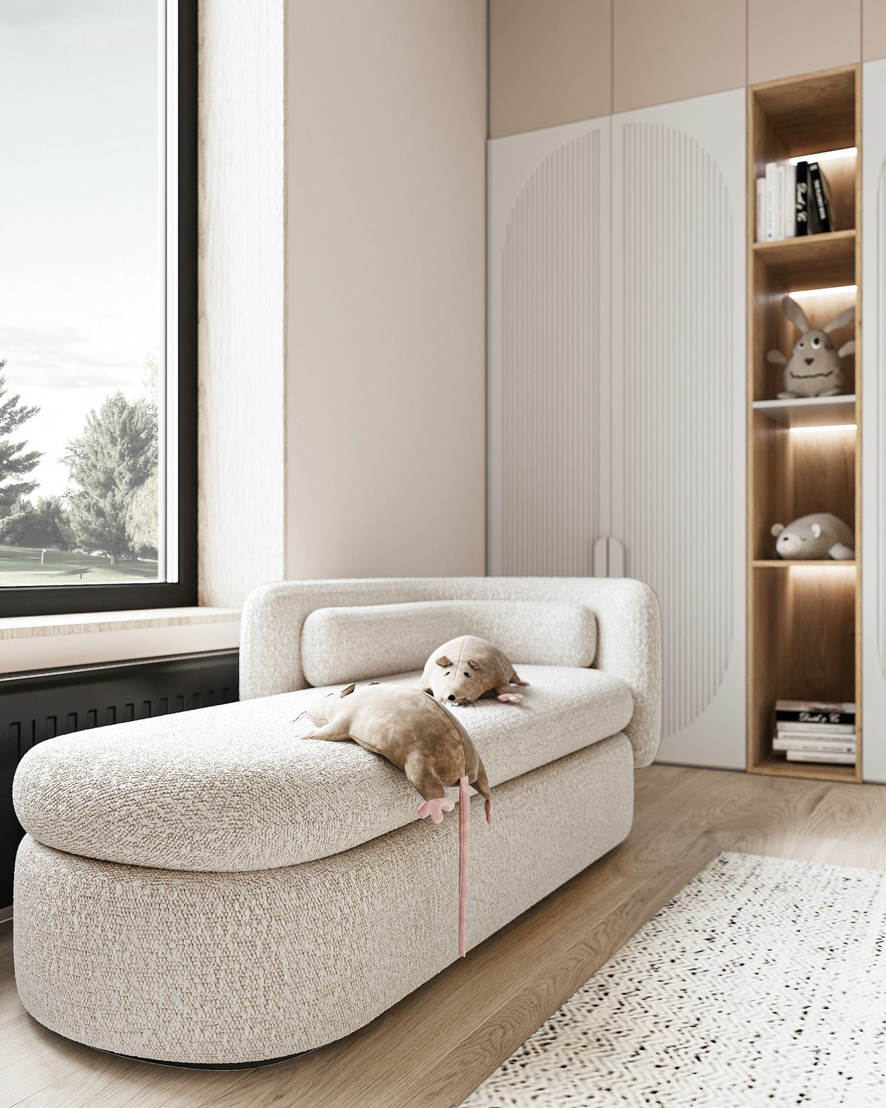 200㎡简约风公寓 优雅治愈的现代美学-15