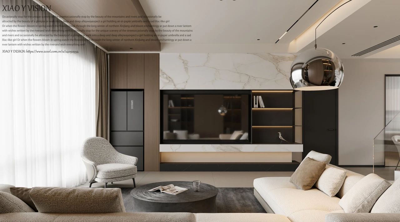 悬浮式电视背景墙设计-30