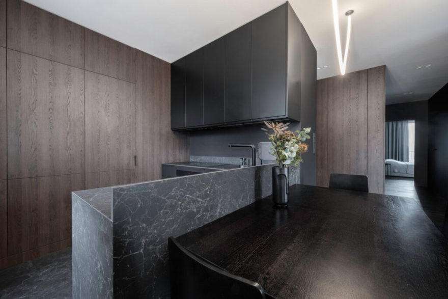 65平米紧凑型“M”公寓设计丨波兰华沙丨Hatch Studio-20