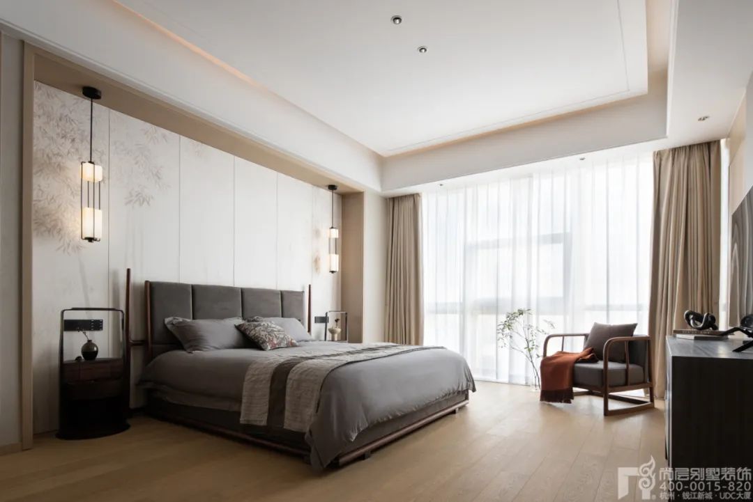 杭州钱塘江畔现代风江景大平层丨中国杭州丨尚层别墅装饰-46