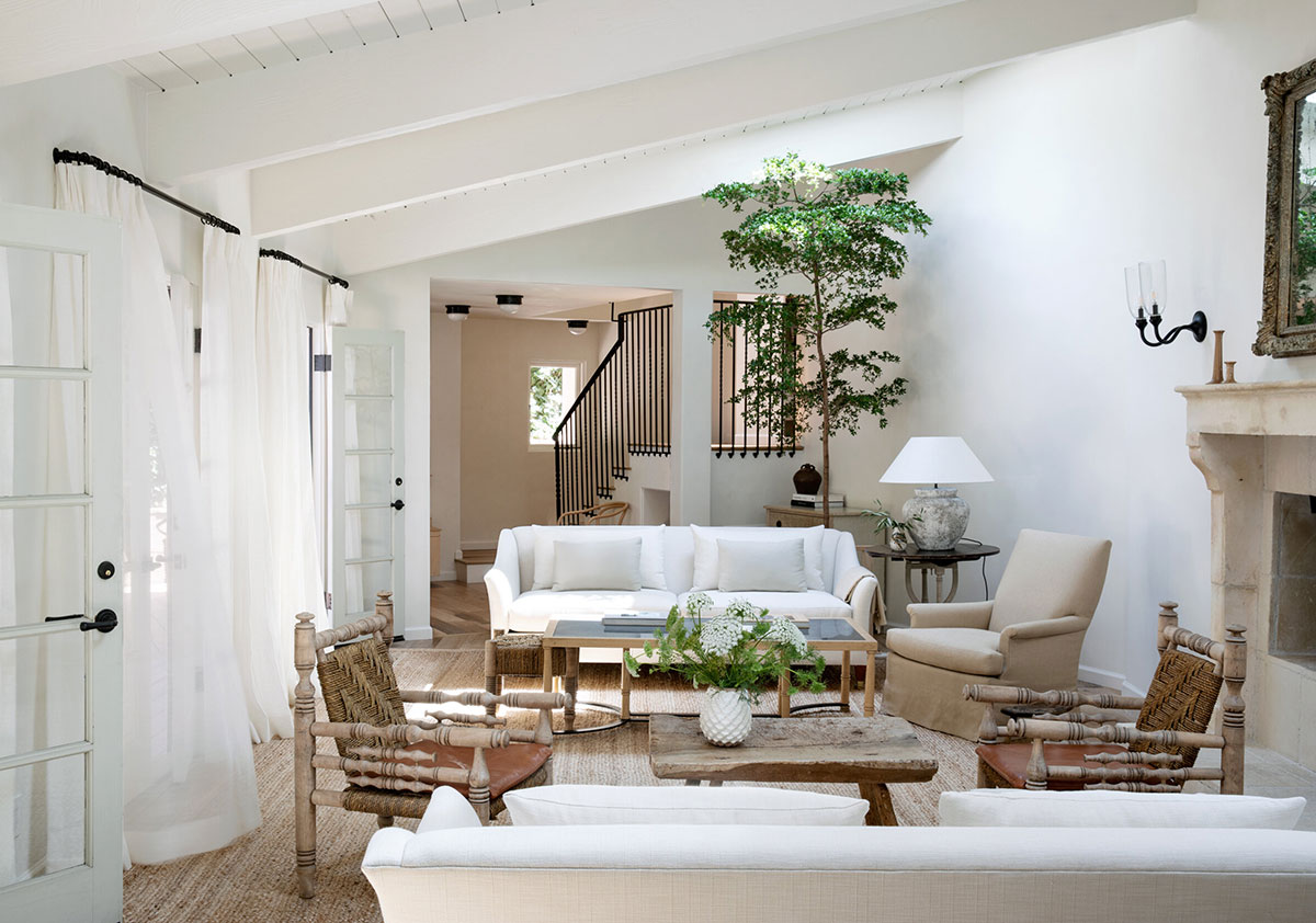 加州设计师之家 | 自然材料打造的宁静空间-1