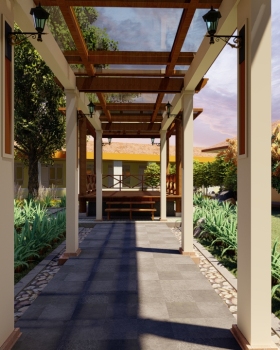Attractive Landscape design of Public Hospital Malang