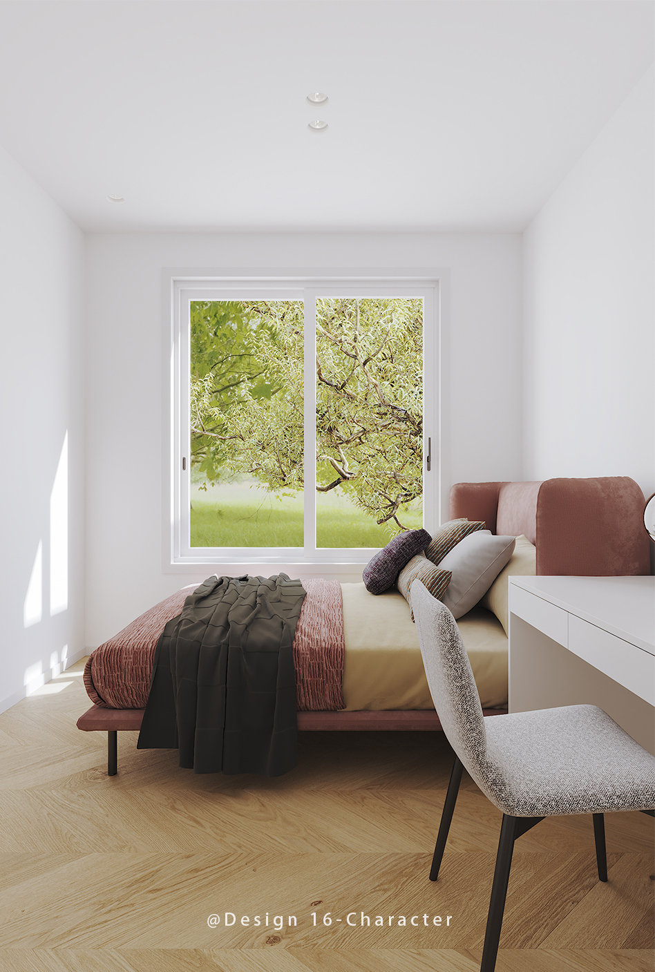 极简红白空间 | 少即是多，热烈与纯洁的碰撞-37