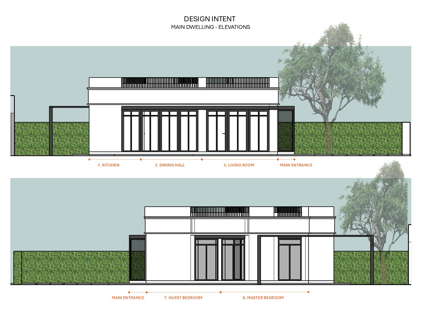 Italian Neo-Classical Revival 1 Story House Design-8