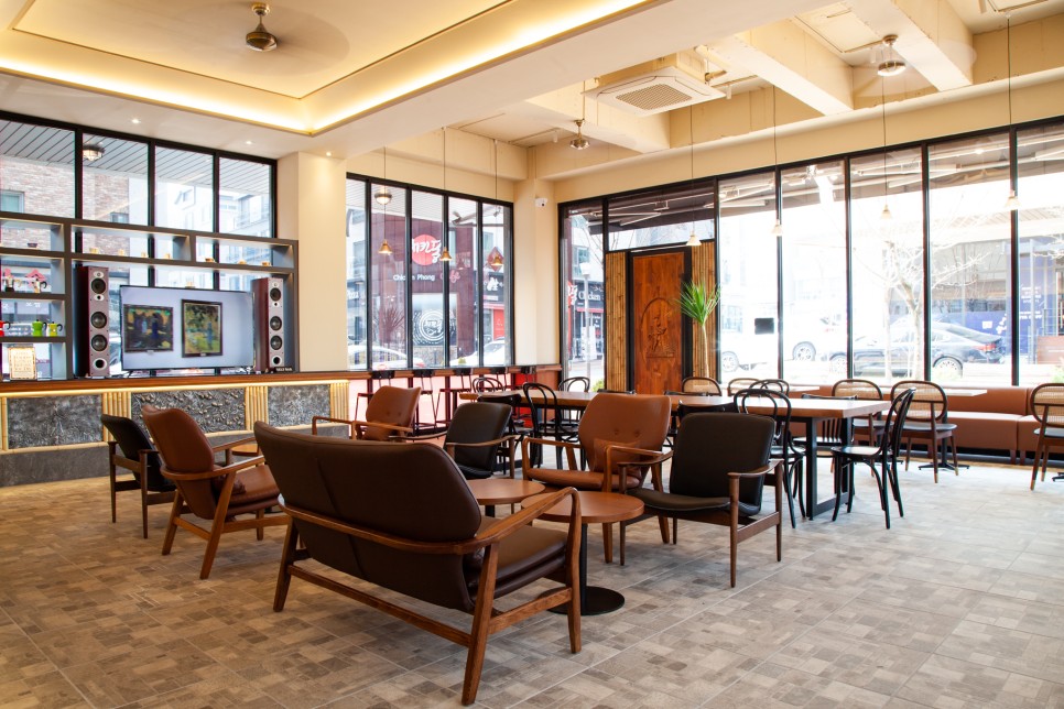 40 平现代艺术咖啡厅，诠释精致空间美学-5