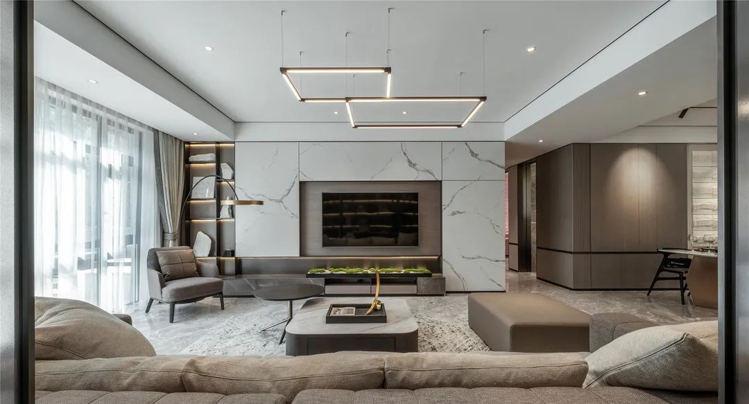 一然设计 | 金泰中央公园下叠样板间,生活美学的极致呈现-8