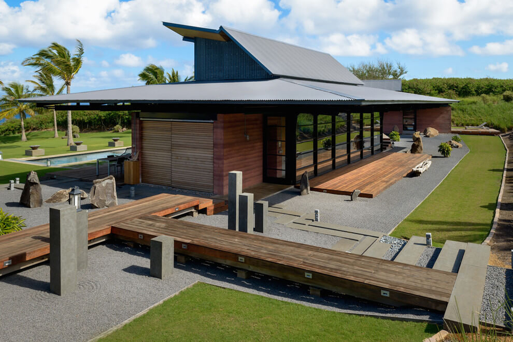 夏威夷海滨一层住宅度假屋丨美国夏威夷丨Kasprzycki Designs,Olson Kundig-8