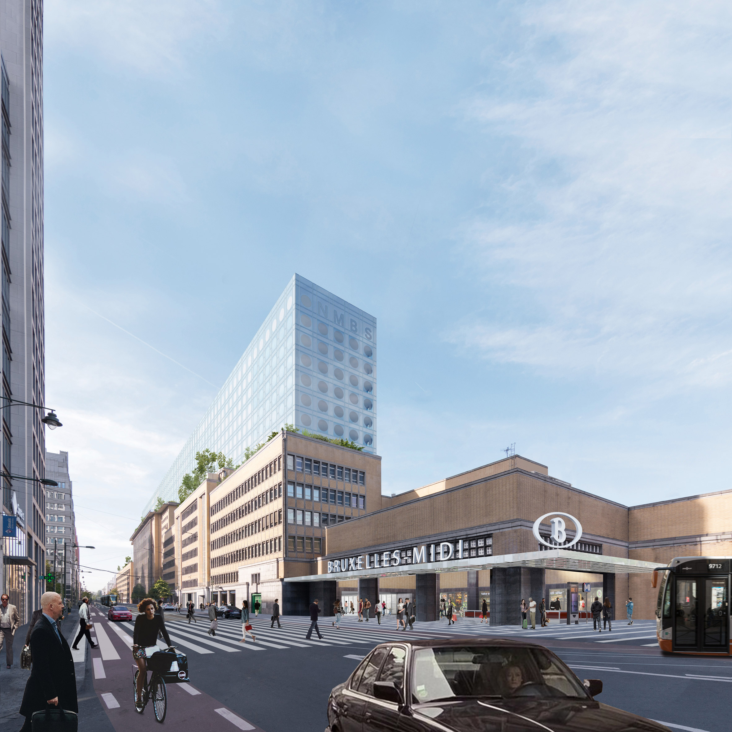 OMA 打造比利时铁路总部,融入历史与现代元素-8