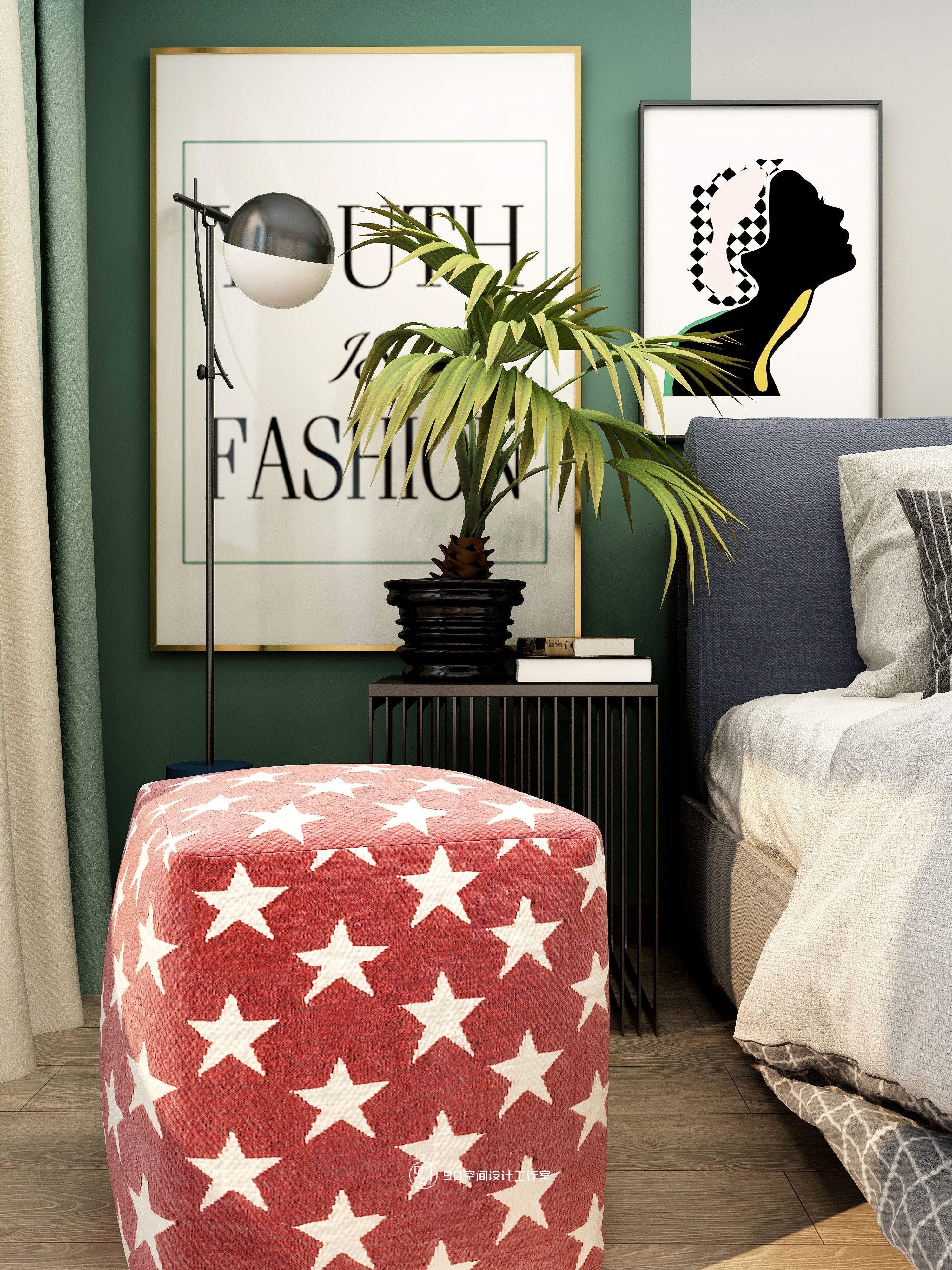 修炼爱情 · 轻奢 90 平方 2 房 2 厅 1 卫设计-59