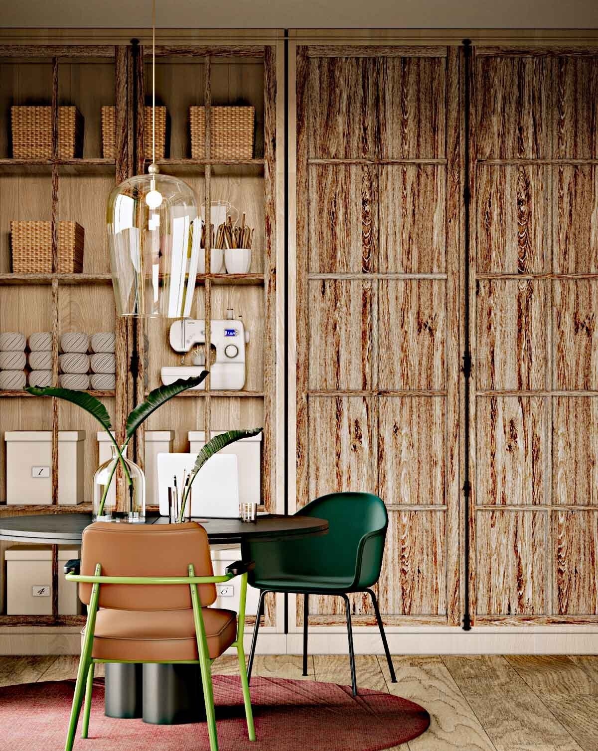 原木风住宅设计 既温馨又舒适-19