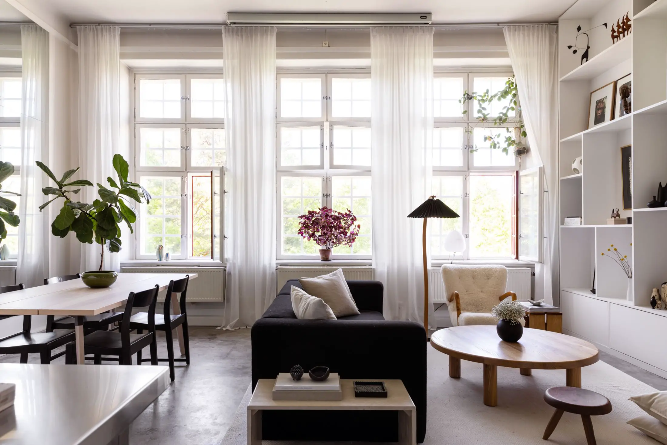 斯德哥尔摩 54m2 巨型工作室,现代与历史的完美融合-3