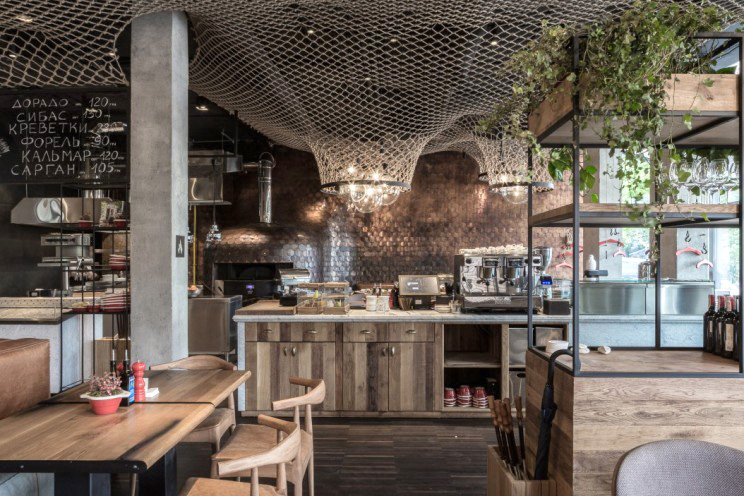 乌克兰Pesce al Forno餐厅  YOD Design Lab-2