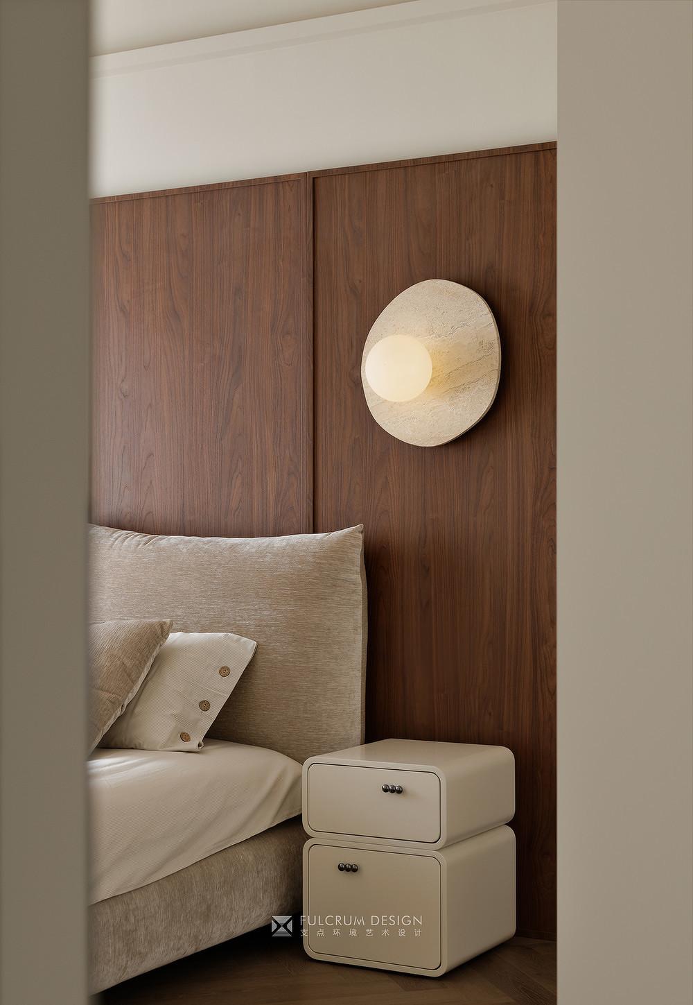 联投安屿那奶油侘寂中古住宅设计丨艺境·陈设软装-68