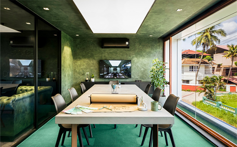 Creatabar 室内设计工作室办公空间设计丨印度丨JITH MOHAN-13