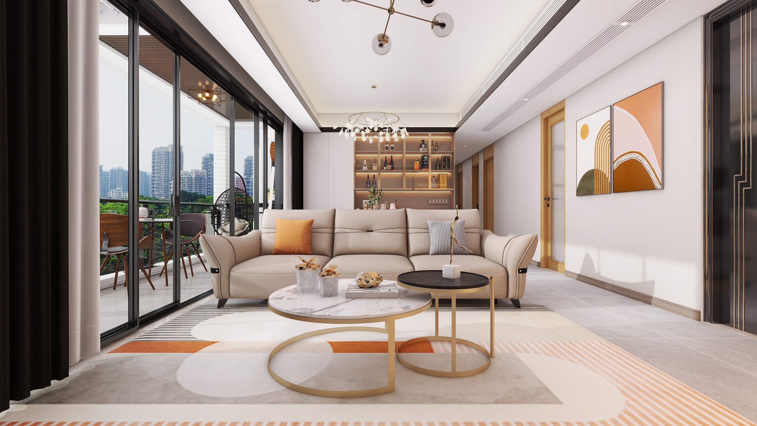 四川成都龙光天瀛（117平方现代简约四居室）-0