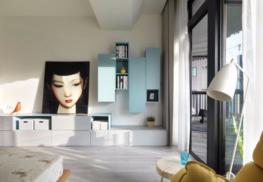 205㎡北欧风住宅 方构制作空间设计-14