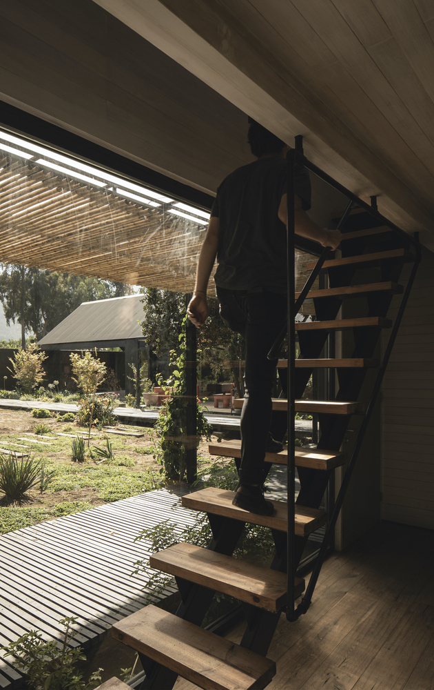 智利红木森林中的周末度假屋-28