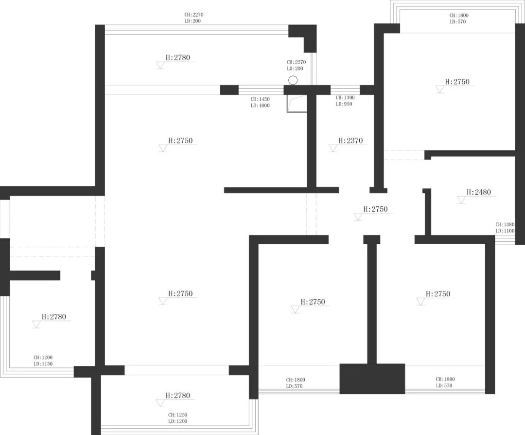 蓝色魅力 | CC-Design 打造 120㎡现代风自由空间-14