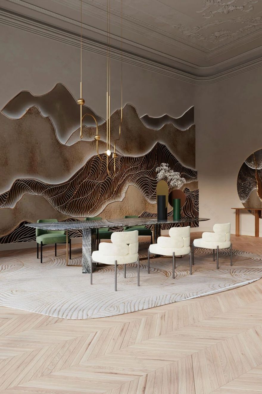 迪拜融合法式与中东气质的餐厨空间设计丨阿联酋迪拜丨Isabel Gómez Studio-6