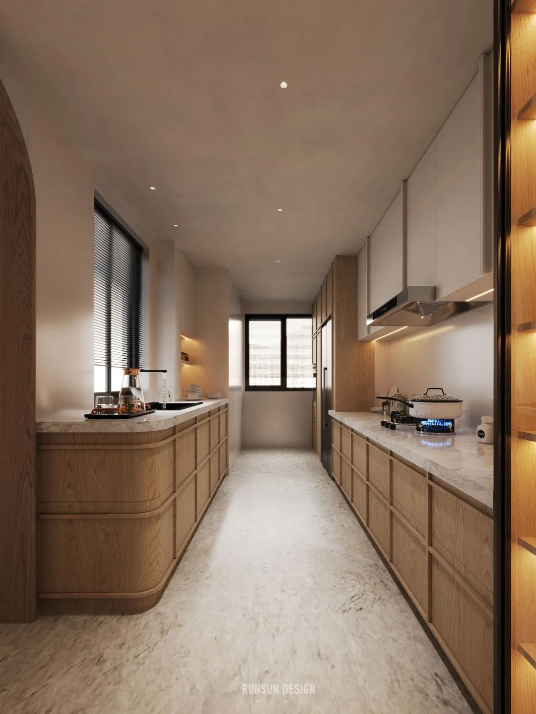 温瓯江峯汇私邸 · 现代与复古的完美融合丨中国温州丨朗石设计-26